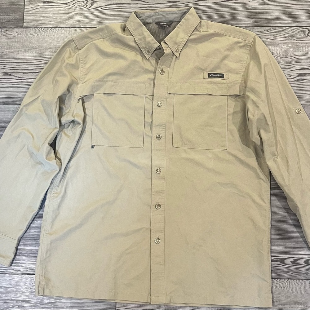 Eddie Bauer Large Breathable Long-Sleeved Shirt